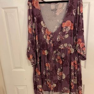 Torrid Super Soft 3/4 Sleeve Babydoll top